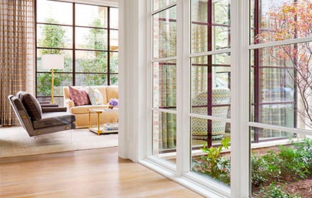 باب فرنسي من مادة UPVC