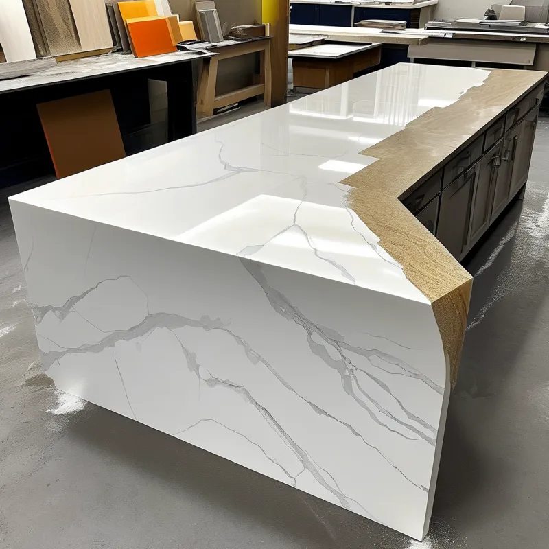 Various countertop edge profile examples
